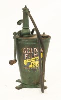 Lot 449 - A 1920s Golden Film Oil Europe Bowser Pump