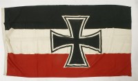 Lot 66 - A WWI German linen naval flag