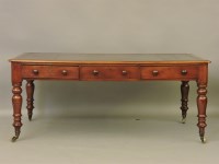 Lot 685 - A Victorian mahogany library table