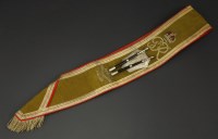 Lot 64 - A drum major's sash