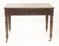 Lot 565 - A Victorian mahogany writing table