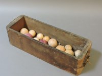 Lot 141 - Seventeen Victorian ivory snooker balls