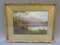 Lot 546 - Everett W Mellor
A BIT OF DERWENT WATER
Signed l.l.