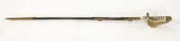 Lot 13 - A naval officer's dress sword