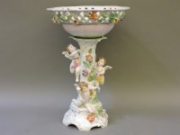 Lot 413 - A late 19th century Meissen fruit comport