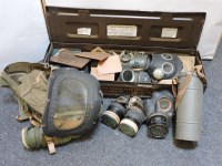 Lot 68 - Twenty various WWII gas masks