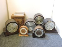 Lot 328 - Three boxes of old clocks