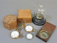 Lot 117 - A silver cased pocket watch