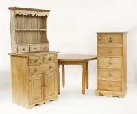 Lot 697 - Modern pine furniture