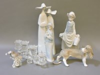 Lot 356 - Five Lladro figures