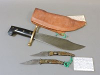 Lot 25 - A Collins No 18 Carlson's Raider 'Gung Ho' knife