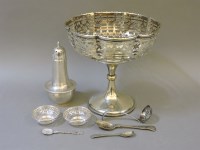 Lot 167 - A silver caster