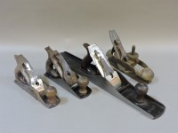 Lot 376 - Four woodworking planes