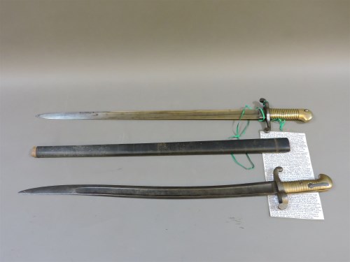 Lot 28 - A German M1842 sword bayonet