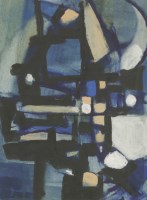 Lot 174 - Frank Avray Wilson (1914-2009)
BLUE ABSTRACT
Signed l.l.