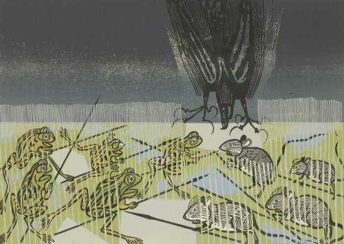 Lot 3 - Edward Bawden RA (1903-1989)
AESOP'S FABLES: FROG