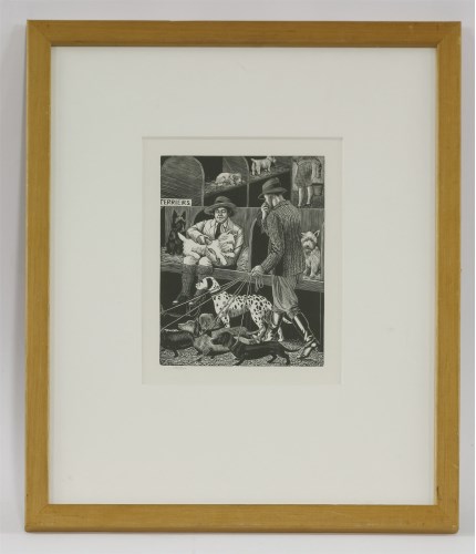Lot 11 - Tirzah Ravilious née Garwood (1908-1951)
'THE DOG SHOW';
'THE HALL OF MIRRORS'
Two wood engravings