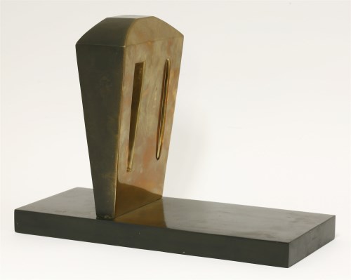 Lot 201 - John Milne (1931-1978)
'MEGALITH'
Polished bronze on a polished plinth no. 1/6