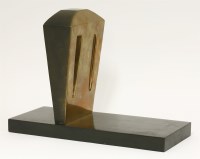 Lot 201 - John Milne (1931-1978)
'MEGALITH'
Polished bronze on a polished plinth no. 1/6