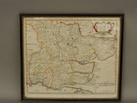 Lot 475 - A Robert Modern hand coloured engraved map of Essex