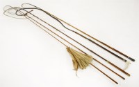 Lot 165 - Four Victorian driving whips