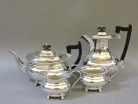 Lot 442 - A Viners silver plated tea service