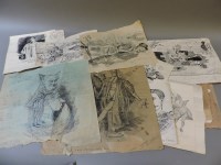 Lot 519 - Old drawings