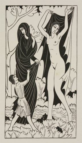 Lot 68 - Eric Gill (1882-1940)
'NATURE AND NAKEDNESS'
Wood engraving