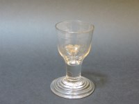 Lot 276 - An 18th century firing glass