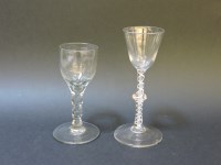 Lot 282 - An 18th century style wine glass