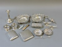 Lot 111 - A collection of silver