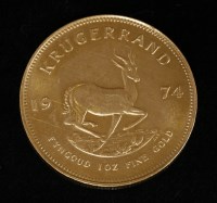 Lot 133 - A South African 1974 krugerrand