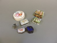 Lot 248 - Four painted patch boxes