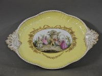 Lot 354 - A Berlin porcelain tray