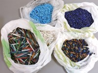 Lot 287 - A collection of early to mid 20th century glass beads