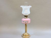 Lot 498 - A Victorian oil lamp