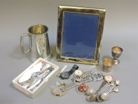 Lot 254 - A collection of wristwatches and silver plated items