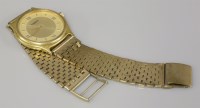 Lot 6 - A gentleman's gold plated Tissot quartz watch