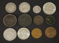 Lot 128 - Assorted coins and medallions