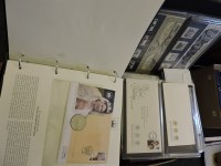 Lot 500 - A box of albums of first day covers