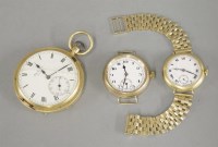 Lot 67 - An 18ct gold Benson 'The Field' open faced pocket watch