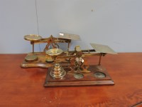 Lot 351 - An S Mordan & Co set of Victorian postal scales