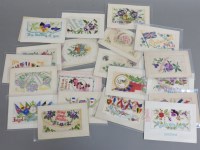 Lot 272 - A collection of WWII silk cards