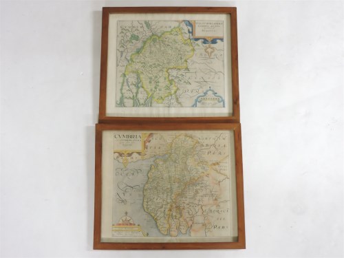 Lot 608 - Two hand coloured maps