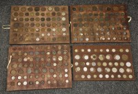 Lot 236 - Four trays of assorted world coins