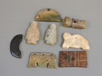 Lot 264 - A collection of eight jade pendants