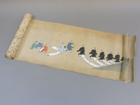 Lot 320 - A 20th century Japanese hand scroll