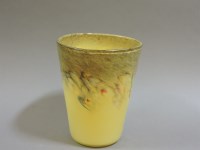 Lot 353 - A Vasart yellow glass