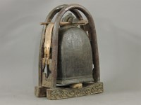 Lot 417 - An Asian bronze elephant bell