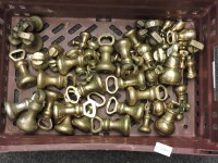 Lot 547 - A large quantity of 19th century and later brass bell weights